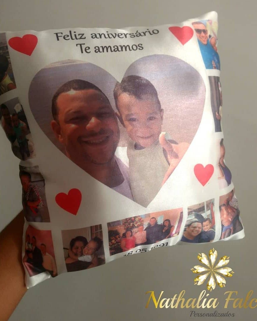Almofada de aniversário ❤️