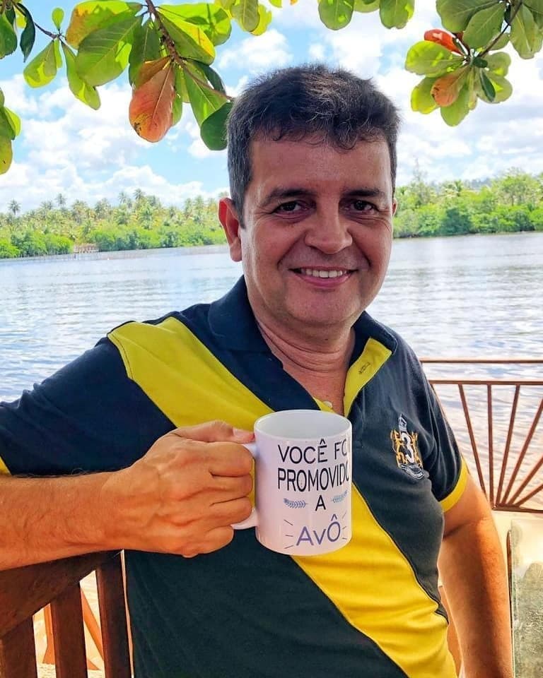 A felicidade de ser vovô em dobro no dia dos pais 🥰❤️