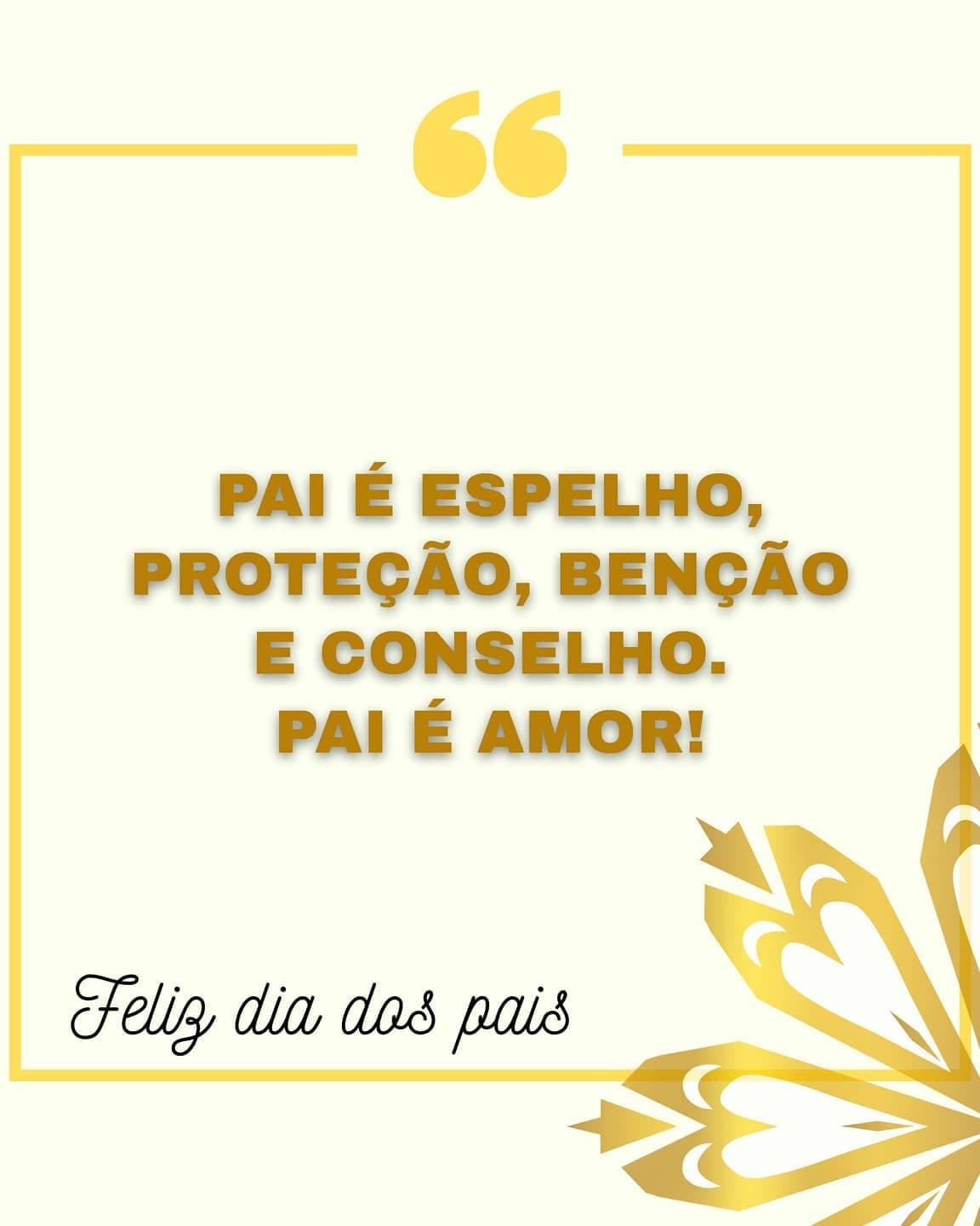 Pai é amor!