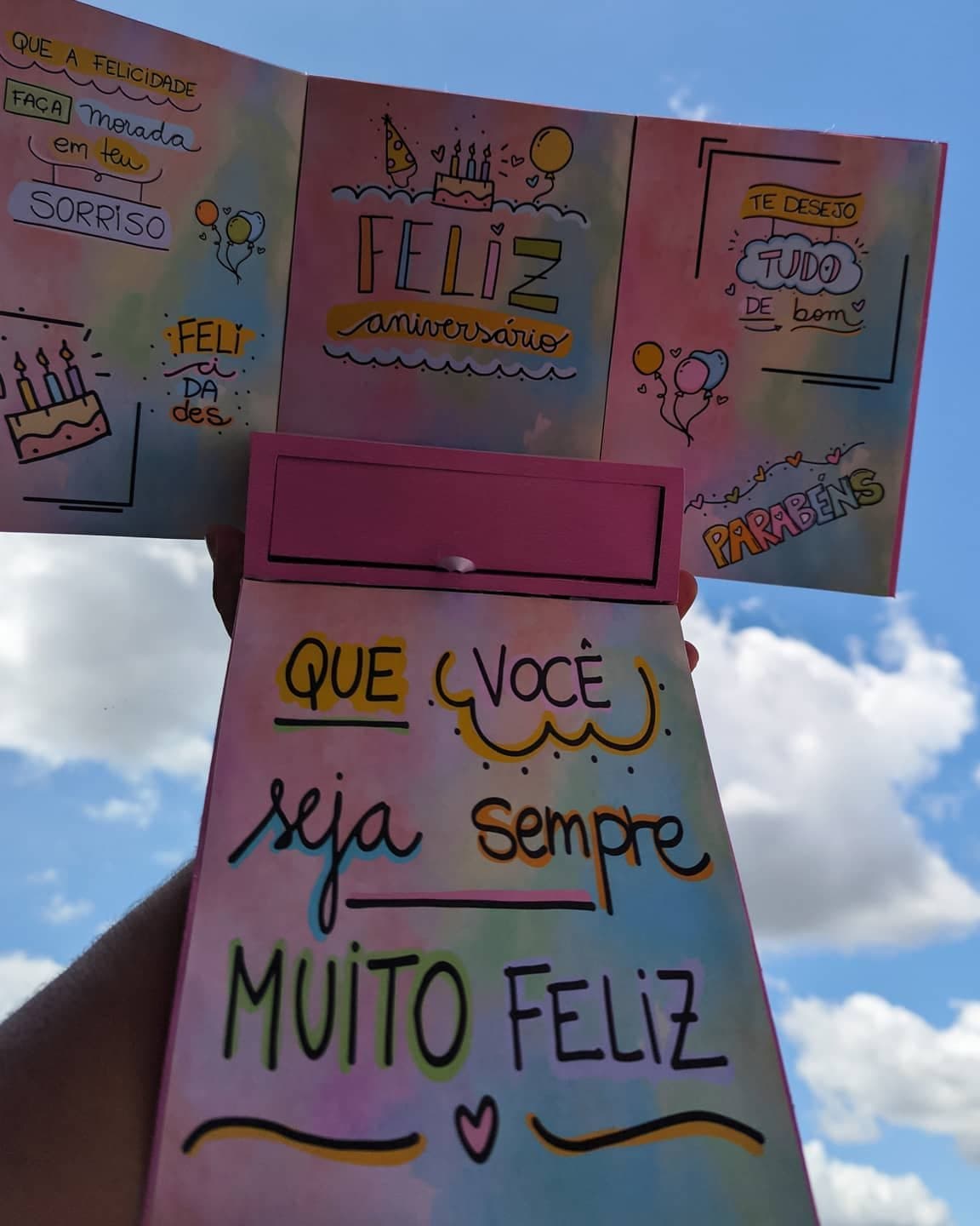 Caixa cenário 🎂