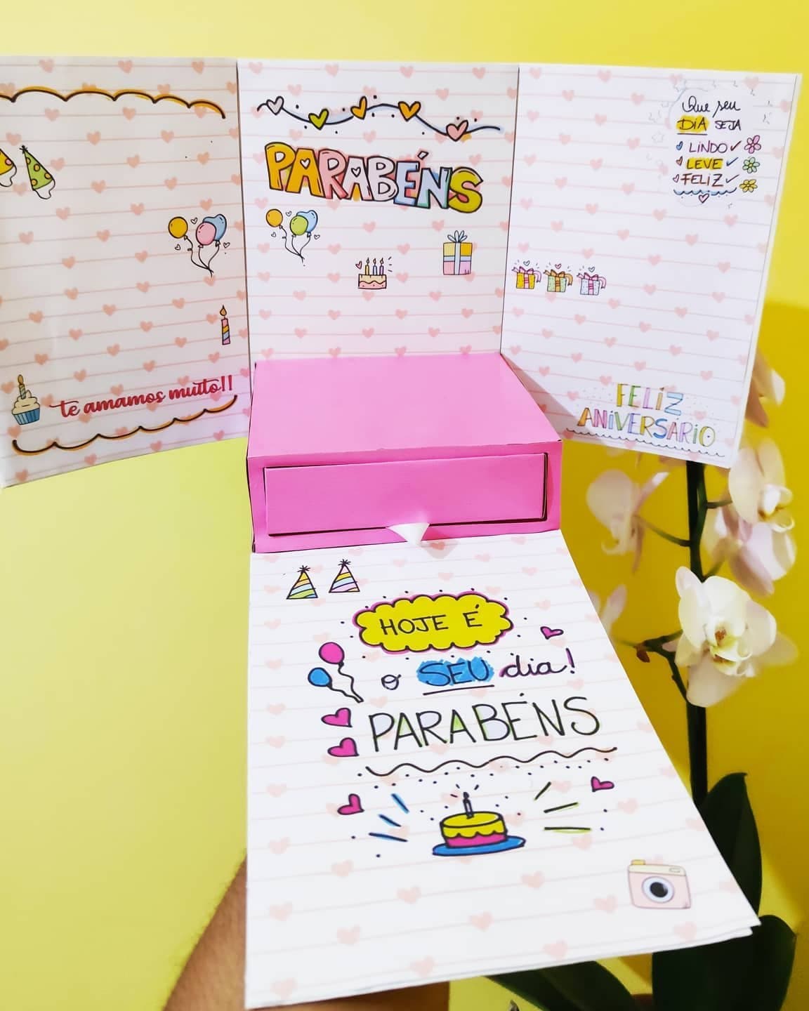 Caixa cenário 🎂