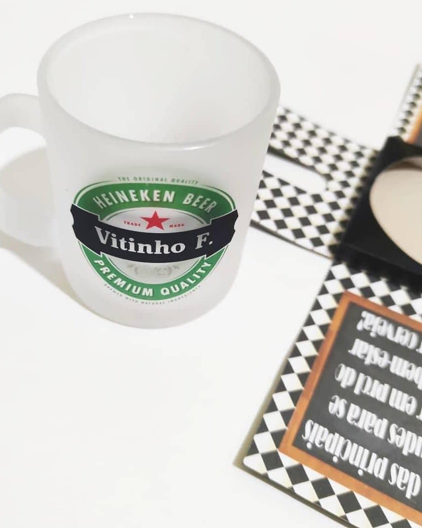 Caneca de chopp com caixa explosão! Ideal para presente 🖤