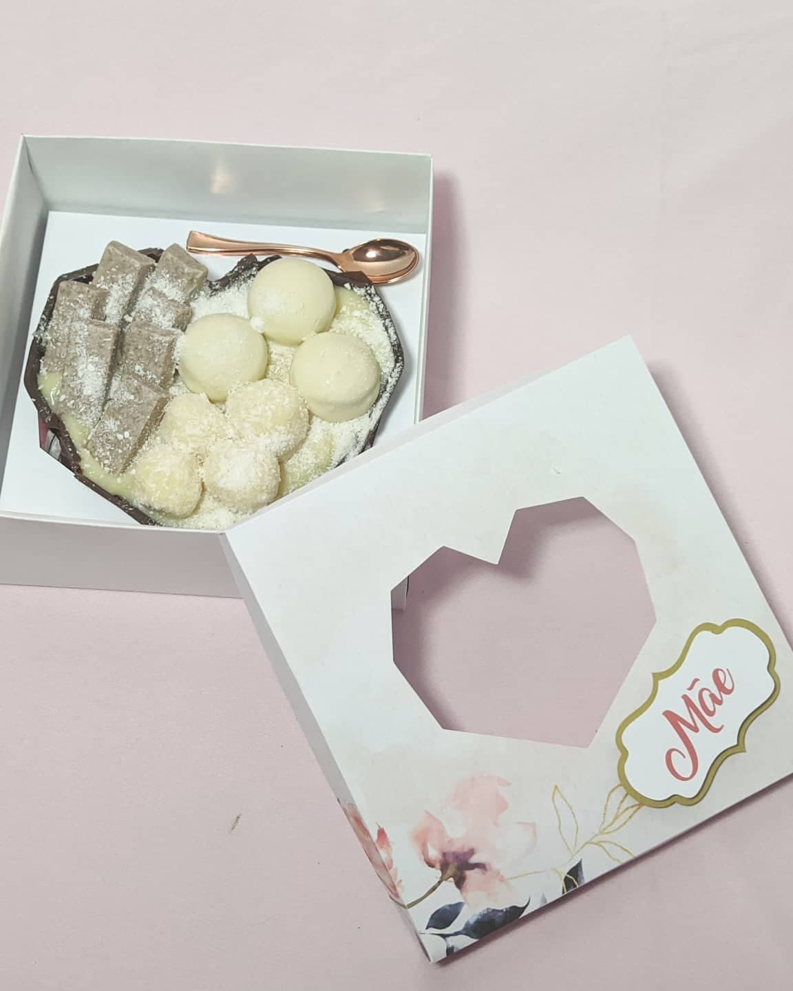 Caixa para coração de colher🌹