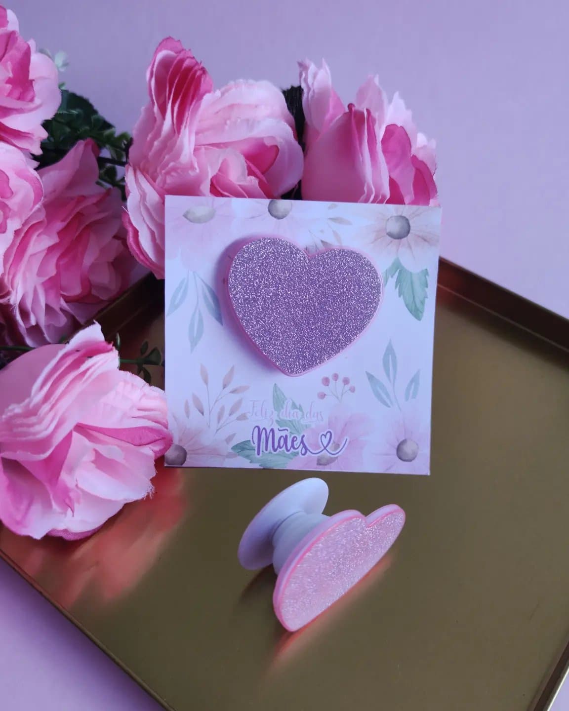Suporte para celular Dia das Mães 🌺 💖