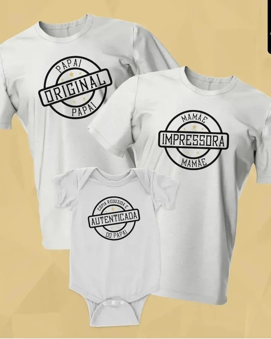 Camisas em família 🤎